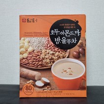 담터 호두 아몬드 마 밤 율무차, 18g, 80개