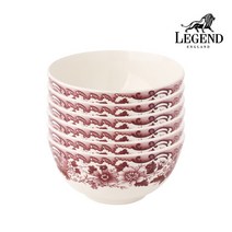 레전드잉글랜드 Legend England 벨몬트 핑크 높은면기 6개 세트, 단품없음