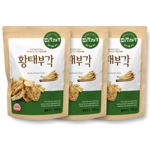 황태 껍질 부각 찹쌀 콜라겐 튀각 속초 티각태각 100g 3봉