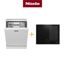 234445 Miele 밀레 G 7114 C SC BRWS 식기세척기(+파워디스크 7개 울트라탭 60P 1박스)+KM 7464 FR 인덕션 4구(+액세서리 3종)
