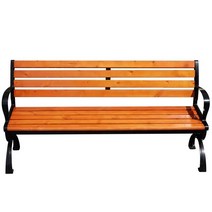 공원벤치 의자 평의자 평벤치 야외의자 등받이 펜션, 1.2m 수입방청목재 등받이 없음