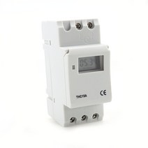 전자 주간 7 일 프로그램 가능 디지털 타임 스위치 릴레이 타이머 제어 AC 12V 24V 16A Din 레일 마운트 THC15A, [03] AC