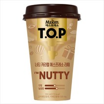*티오피컵커피]TOP 너티카라멜 라떼 300mlx10개, 10개, 300ml
