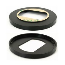Eazedream 소니용 52mm 메탈 필터 어댑터 링 RX100 M5 M6 M7 V VI VII, 보여진 바와 같이, 하나