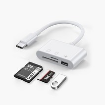 C타입 OTG 리더기 SD 카트 영화 문서 음악사진 전송 윈도우 안드로이드 데이터 핸드폰 노트북, C타입SDOTG리더기