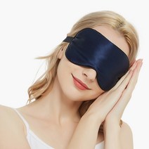 슬리핑 소프트 수면안대(네이비) 숙면 불면증안대, 상세 참조