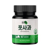 풋사과 농축 분말 80% 정 알약 타입 난화성 말토덱스트린 식이섬유 식약처 HACCP 인증, 60정, 1개, 풋사과농축분말 정 600mg
