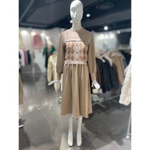 밸리걸 니트배색패턴원피스 392660