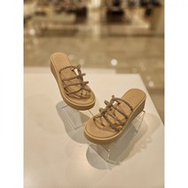 미소페여성 웨지 통굽 큐빅 슬리퍼 012323014 1color 6cm