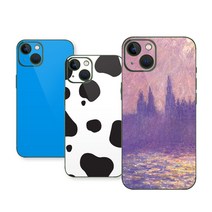 스키니스킨 아이폰13 iPhone13 디자인 스킨 꾸미기 스티커 케이스, 비비드옐로우