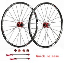 픽시휠셋 카본휠셋 BUCKLOS 자전거 Wheelset 26 27.5 29 산악 바퀴 5 밀봉 된 베어링 QR TA 허브 전면 후면