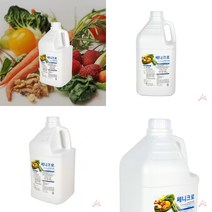 유디씨티 쎄니크로 4L 야채과일세척제 업소용세척제 차염소산나트륨 식품공장소독제