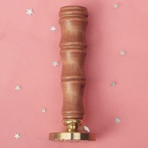 레트로 스탬프 나무 손잡이 골동품 메탈 씰링 결혼식 초대장 왁스 씰 DIY 수제 미술 공예, 3