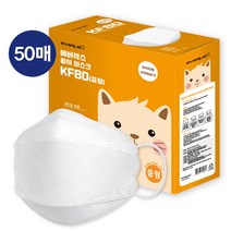 국산 여성용 마스크 청소년 마스크 중형 KF80 중형 50매, 50매입