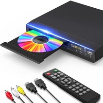 TV용 HD DVD 플레이어 1080p 업스케일링 HDMI USB 입력 RCA 출력 케이블 포함 모든 지역 중단점 메모리 내장 PALNTSC 가정용 CD, 단일모델명/품번