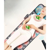 전신 안마매트 스트레칭 매트 전신안마기 마사지기 온열 매트리스 안마기 진동, 쑥핫팩마음이따뜻해지는선물