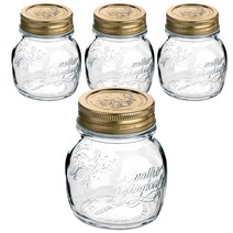 보르미올리 콰트로 밀폐 유리병, 250ml, 4개입