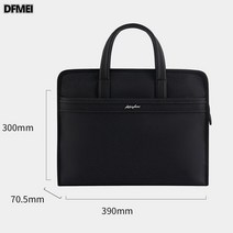 DFMEI 서류가방 비즈니스 A4 서류가방 방수 캔버스 토트 회의가방 대용량