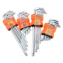 HEX KEY L렌치 육각렌치 볼렌치 별렌치 렌치 세트, 1세트, 육각+볼렌치 롱타입
