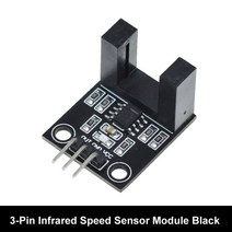TZT 광전 빔 속도 센서 모듈 3.3V-5V 슬롯 형 옵토 커플러 타코-아두이노/51/AVR/PIC DIY 조립 키트용 발전기 카운터, 3PIN Black 2