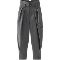승마바지 승마용품 승마 의류 라이더 복장 바지 보호 캐주얼 배기팬츠, XL 57kg-62kg, GRAY