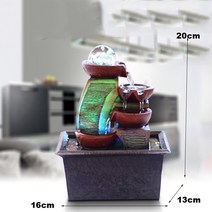 실내 분수 미니 분수대 안개 가정용 식당 인테리어 휴식 물 스프링 수지 바위 탁상 스트레스 해소를위한 사무실 탁상, 2035년, 220v