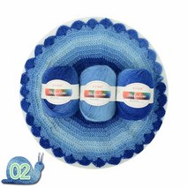 Everyshine 양털실 무지개 바늘실 50gX3p, 02