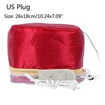 헤어스파 전기헤어캡 헤어전기모자 헤어스팀기 헤어 스티머 캡 너리싱 전기 헤어 가열 캡 베이킹 오일 캡 헤어 마스크 스파 너리싱 헤어 스타일링 케어 플러그, 협력사, b 우리 플러그