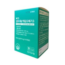 뉴트리코어 NCS 초임계 알티지 rtg 오메가3 834mg x 60캡슐 1개월분