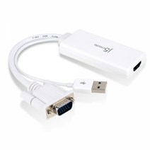 엠지컴/VGA/RGB To HDMI 컨버터 음성 지원 FHD NEXT-JDA214