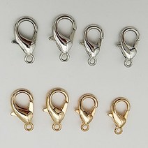 게고리 랍스터 액세서리 부자재 비즈 팔찌 목걸이 마스크줄 거는 장식 재료 개고리, 3-게고리5p-골드10mm
