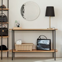 상도가구 케렌시아 슬림테이블 1200 콘솔 사이드테이블 좁고긴테이블, Q07 아카시아