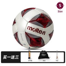 몰텐 축구 공 5 카타르 월드컵 아시아 최종 예선 F5A4000-AA 공인구, 5호F5A3200-WR[뉴화이트레드]