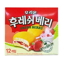 오리온 딸기 후레쉬베리, 336g, 3박스