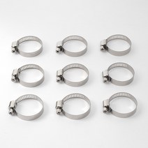 영달철물 스텐 호스밴드 100개 호스클램프 직경32mm, 상세 참조