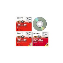 SONY 비디오 카메라용 DVD-RW8cm 1장 팩 DMW60A, 자세한 내용은 참조