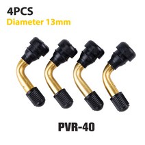 튜브리스 타이어 니플 용 4pcs 고무 앵글 밸브 튜브리스 디스크 휠 니플 (pvr40pvr50pvr60pvr70), 사진으로, 0 A