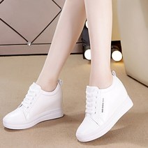 도오빠 니아오 여성 키높이 운동화 통기성 웨지힐 봄 가을 7cm 여자키높이