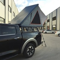루프탑텐트 맞춤형 오프로드 픽업 캠핑카 알루미늄 하드 쉘 삼각형 야외 지붕 탑 텐트 도매 업체 2021 새로운 스타일, 1.Black Shell