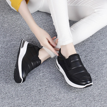 슬레진저 여성 남성 털 발편한 슬립온 스니커즈 운동화 방한화 4cm