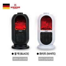 크루거 PTC 미니 온풍기, KPH-2414FB, 블랙