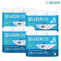 모나리자 에어볼 키친타월 150매6롤 x 4팩