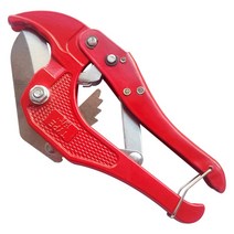가위 빨간 금속 휴대용 튼튼한 파이프 커터 전단 PU PP PE 워터 튜브 호스 핸드 헬드 절단 도구, 한개옵션0
