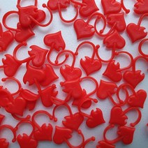 하트단수링(50개) 코수링 뜨개부자재 뜨개질용품쇼핑몰