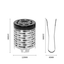 야외 휴대용 가스 히터 스토브 난방 커버 미니 히터 캡 스테인레스 스틸 가스 오븐 버너 캠핑 스토브 장비, 01 type A