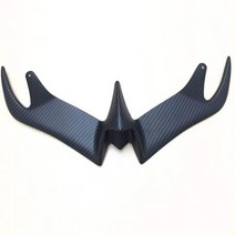 야마하 용 YZF R3 R25 2014 2015 2016 2017 2018 오토바이 공기 역학 윙렛 윈드 실드 페어링 윙 MOTOGP 스타일, Matte Carbon Fiber