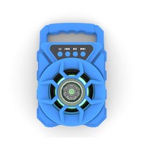 Bluetooth-compatible 5.0 Speakphone Play Speaker NEW Karaoke Portable Wireless USB-TF CARD-AUX-BT La, 02 red