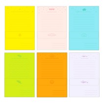 마음담아 감성 엠보 무지 컬러 편지지 6종 혼합색상, 2. 구름