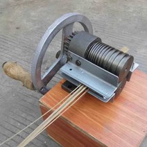 대나무 파쇄기 절단기 죽세공품 수동 분할기 커터, 진한 녹색 입구 2 3 4 8 mm