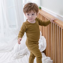 아바마 아기 유아 데일리 긴팔 실내복 가을 겨울 내복
